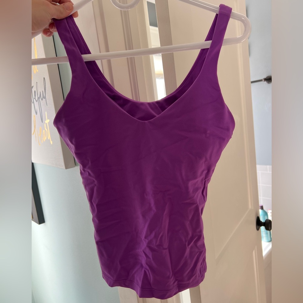 Lululemon Align Tank, purple. Size 6. Excellent condition. Wore once!